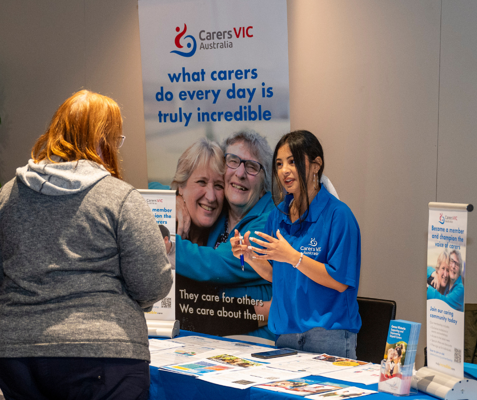 Registration at Carers Victoria events